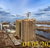 Ход строительства дома № 5.2 в ЖК Новоостровский -