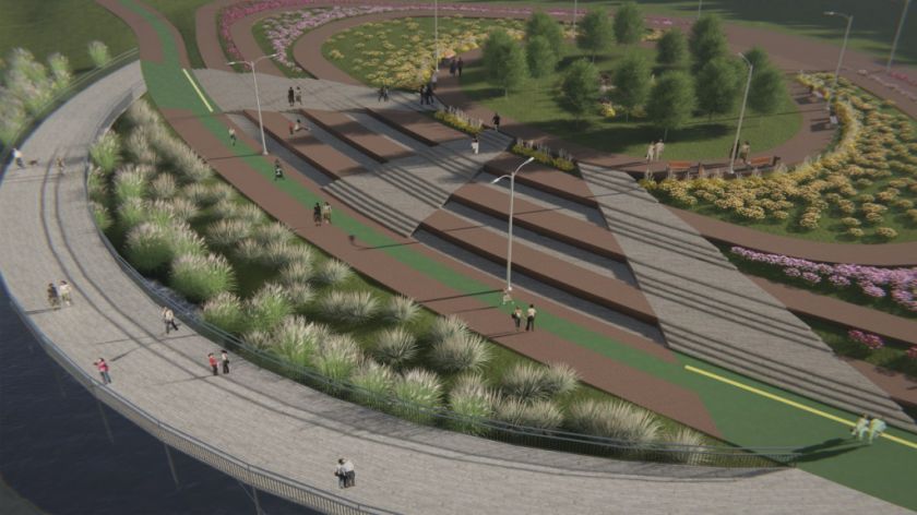 Рядом с «первой милей» линейного экопарка в Ростове строят ЖК «Военвед-Парк».