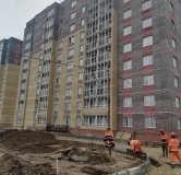 Ход строительства дома 13 в ЖК Радужный-2 -
