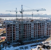 Ход строительства дома 3 в ЖК Окская Стрелка -