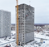 Ход строительства дома № 117, корпус 12 (4А) в ЖК Фатера -