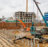 Ход строительства дома 2 в ЖК Оригана -