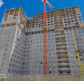 Ход строительства дома 5, секция 4.1, 4.2 в ЖК Красное Яблоко -