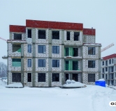 Ход строительства дома 1.3 в ЖК Рязанка Грин -