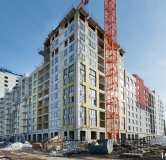 Ход строительства дома корпус 1 в ЖК Счастье в Кольцово -