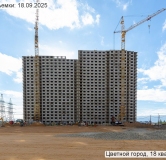 Ход строительства дома 132, корпус 215.1 в ЖК Цветной Город -