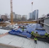 Ход строительства дома 2 в ЖК Расцветай на Кропоткина -