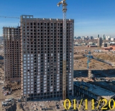 Ход строительства дома № 5.2 в ЖК Новоостровский -