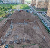 Ход строительства дома 8.2 в ЖК Остров на Норильской -