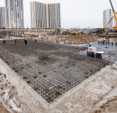 Ход строительства дома 14, корпус 1 в ЖК Остров-сад -