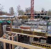 Ход строительства дома 1.2 в ЖК На Шефской -