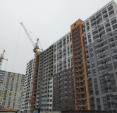 Ход строительства дома № 107, 2 секция в ЖК Боровое -