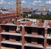 Ход строительства дома литер 1 в ЖК Эльбрус -