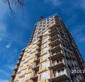 Ход строительства дома 4 в ЖК Модернист -