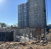Ход строительства дома 309а, корпус 1 (секция 4, 4 этап) в ЖК Мир -