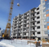 Ход строительства дома блок Б в ЖК Перспектива -