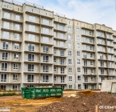 Ход строительства дома 4 в ЖК Родные росы -