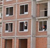 Ход строительства дома 1.1 в ЖК Трилогия -