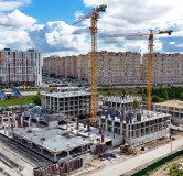 Ход строительства дома 5 в ЖК Мидгард на Уездной -