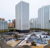 Ход строительства дома № 3 (ГП-2.2) в ЖК Космо -