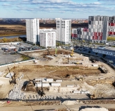 Ход строительства дома 10, корпус 1 в ЖК Остров-сад -