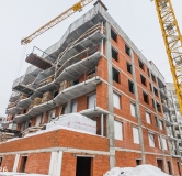 Ход строительства дома 26 в ЖК По ул. Пушкина -