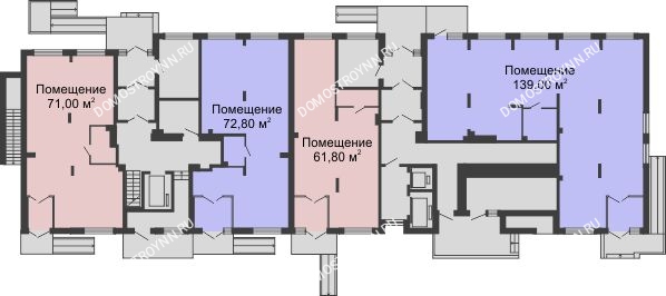Планировка 1 этажа в доме № 13 в ЖК Новая Кузнечиха