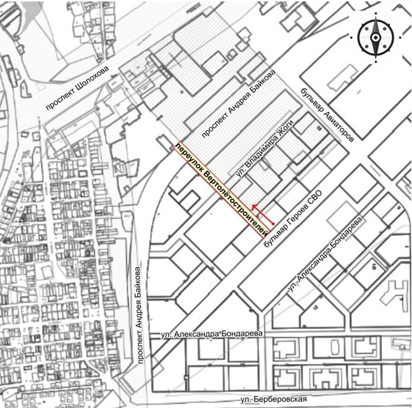 В Ростове появились два новых переулка на территории старого аэропорта - фото 1