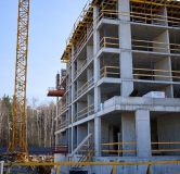 Ход строительства дома 4 в ЖК Разум в Академическом -