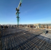 Ход строительства дома секция 5 в ЖК Расцветай на Красном -