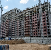 Ход строительства дома Позиция 6.1 в ЖК Октябрь парк -