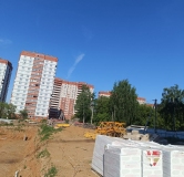 Ход строительства дома 2 в ЖК Крылья -