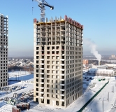 Ход строительства дома № 117, корпус 13 (4Б) в ЖК Фатера -