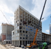 Ход строительства дома 10, корпус 1 в ЖК Остров-сад -