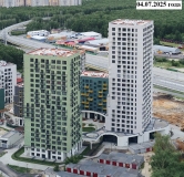 Ход строительства дома ГП-1,2,3,8 в ЖК В Гагаринском парке -