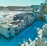 Ход строительства дома 3 в ЖК Атмосфера -