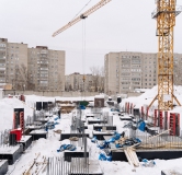 Ход строительства дома 1 в ЖК Новые истории -