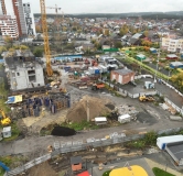 Ход строительства дома 1 в ЖК Контрасты -