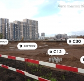 Ход строительства дома 13 в ЖК Грейд (GRADE) -