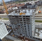 Ход строительства дома 1.3 в ЖК Прогресс Академический -