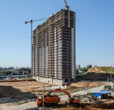 Ход строительства дома Позиция 5.1 в ЖК Октябрь парк -