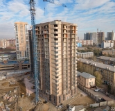 Ход строительства дома № 4 в ЖК Уютные дома на Взлётке -