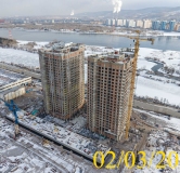 Ход строительства дома № 5.2 в ЖК Новоостровский -