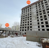 Ход строительства дома 37 в ЖК Авиатоr -