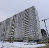 Ход строительства дома № 2 в ЖК Городские сады -