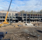 Ход строительства дома Позиция 1 в ЖК Континент -