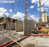 Ход строительства дома 9, корпус 1 в ЖК Цивилизация на Неве -
