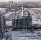 Ход строительства дома № 2, квартал 4 в Макрорайон Амград -