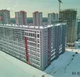 Ход строительства дома 15 в ЖК Манхэттен -