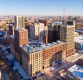 Ход строительства дома 19/1 в ЖК 19/56. Кварталы Телецентра -